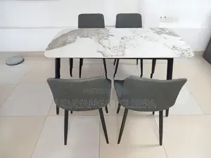 Granite Dining Table with Chairs