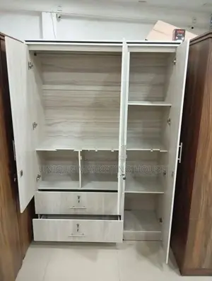 Modern 3 D L 2 Drawer Wardrobe