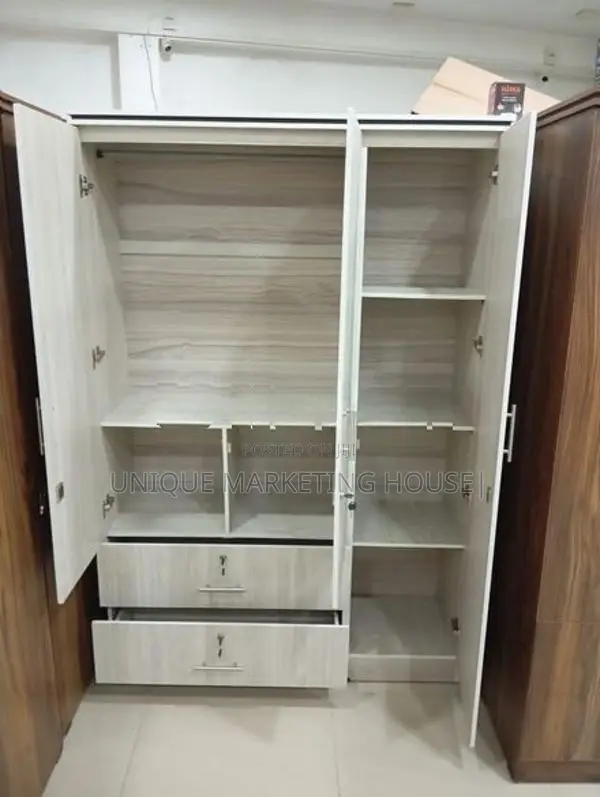 Modern 3 D L 2 Drawer Wardrobe