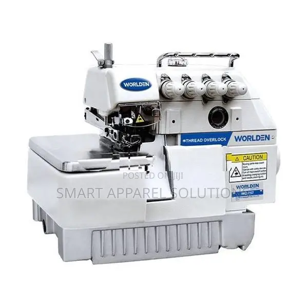 Worlden 4 Thread Direct Drive Overlock Sewing Machine 747 Siruba Model