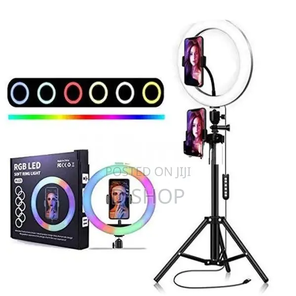 RGB Ring Light Tripod 7' ft Stand
