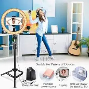 RGB Ring Light Tripod 7' ft Stand
