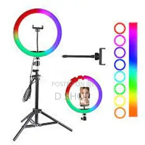 RGB Ring Light Tripod 7' ft Stand