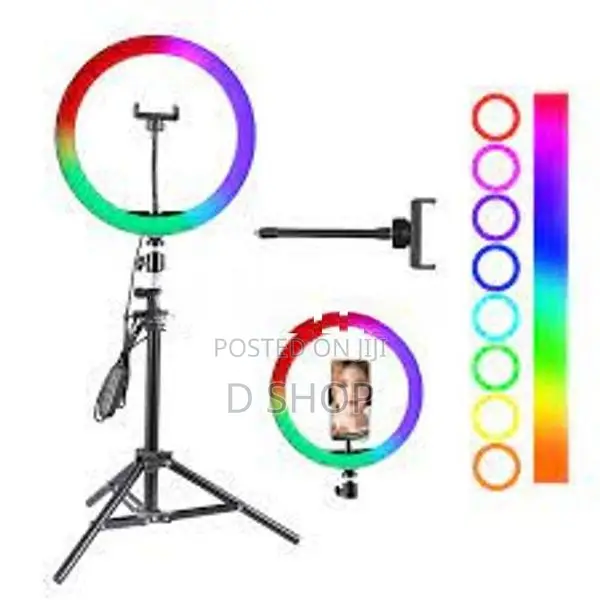RGB Ring Light Tripod 7' ft Stand