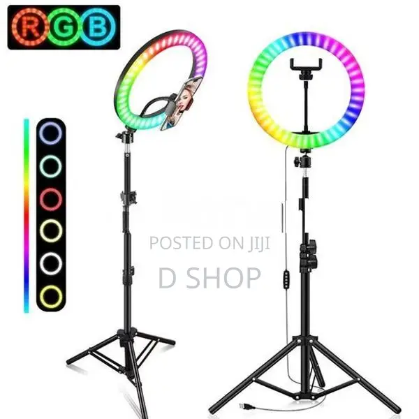 RGB Ring Light Tripod 7' ft Stand