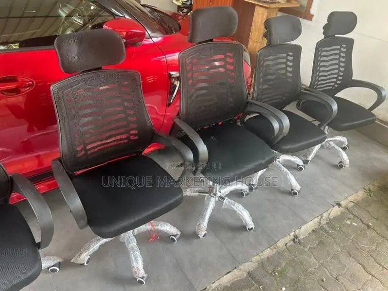 Zebra Mseh Office Chairs with H/rest