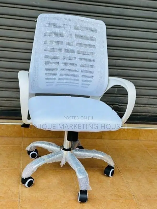 White Zebra Mesh Ex Office Chair