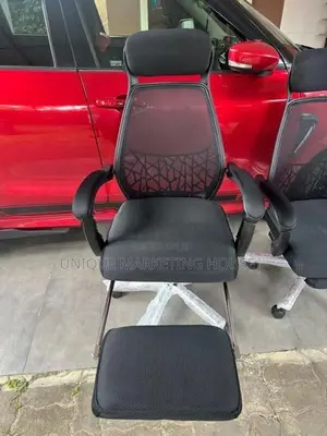 Mesh Hi-bk Luxurious Chair With Footrest
