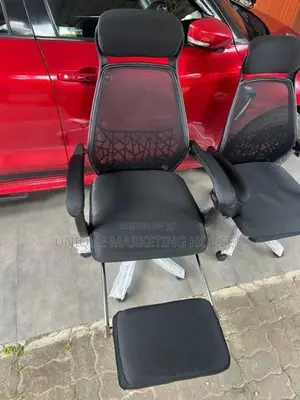 Mesh Hi-bk Luxurious Chair With Footrest