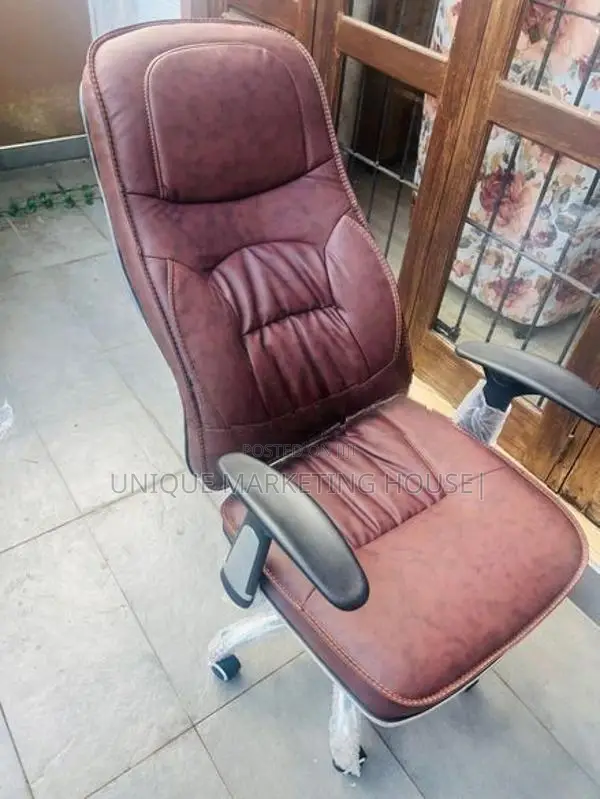 Bk Adjustable Brown Office Chairs