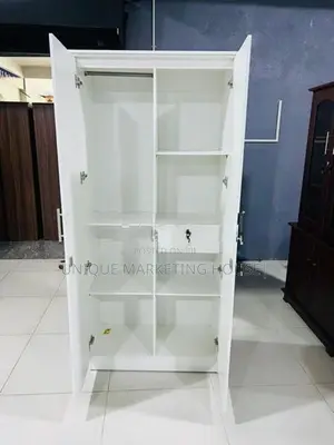 Modern 2D White Wardrobe