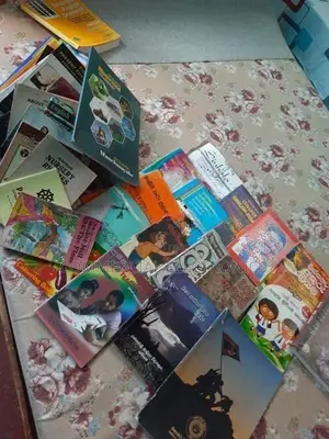විවිධ පොත් තොගයක්
