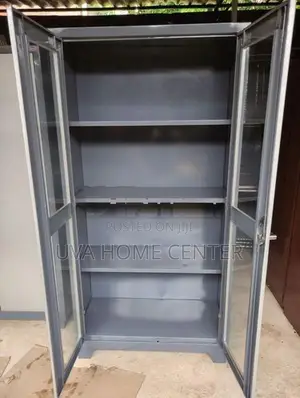Imet Steel Glass Office Cupboard 6x3ft