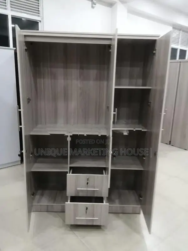 Modern A/White Camiliya 3D Wardrobe