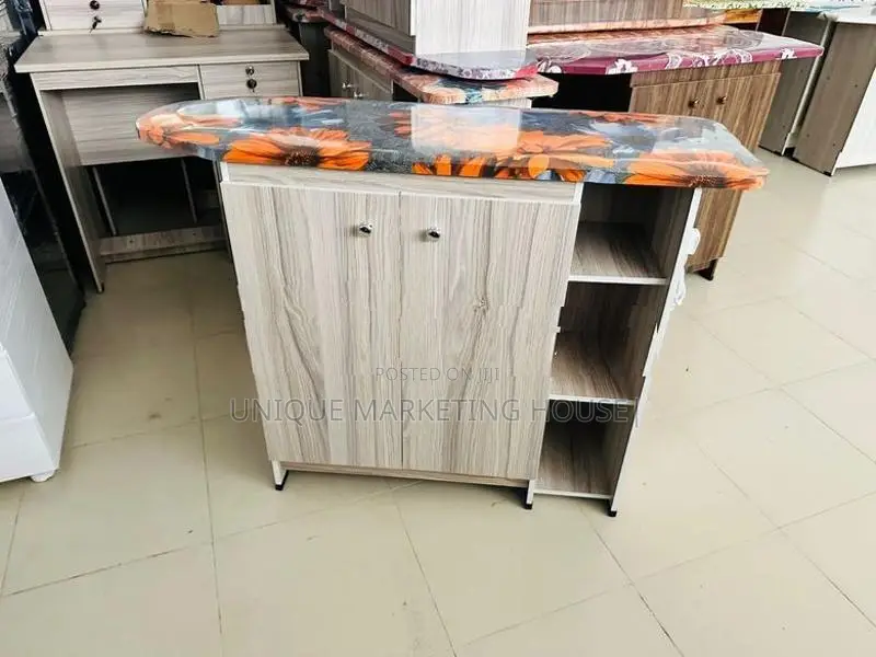 Modern American White S/Rk Iron Cupboard