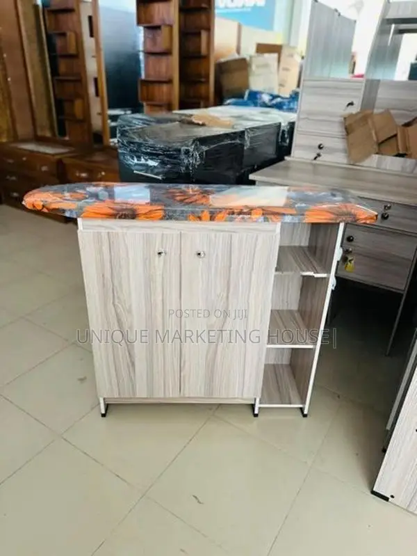 Modern American White S/Rk Iron Cupboard