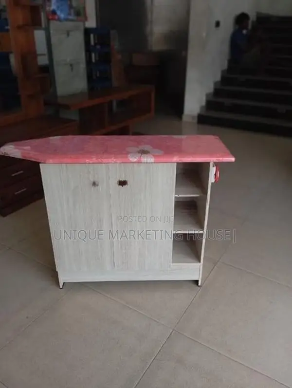 Modern American White S/Rk Iron Cupboard