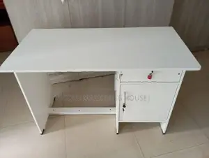 Modern 4x2 Melamine White Office Table