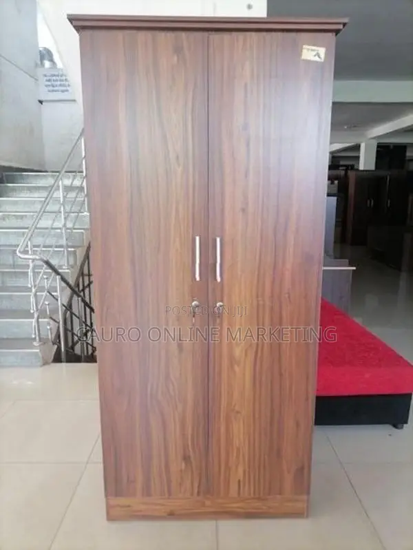 New 6 X2.5 Size 2 Door Cupboard Melamine Wardrobe