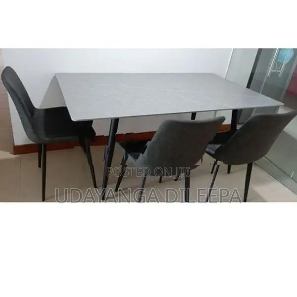 Granite Dining Table with Chairs