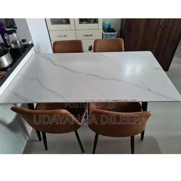 Granite Dining Table with Chairs