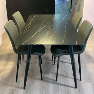 Granite Dining Table with Chairs