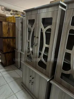 Modern Melamine 2 D Display Cupboards