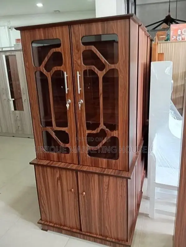 Modern Melamine 2 D Display Cupboards