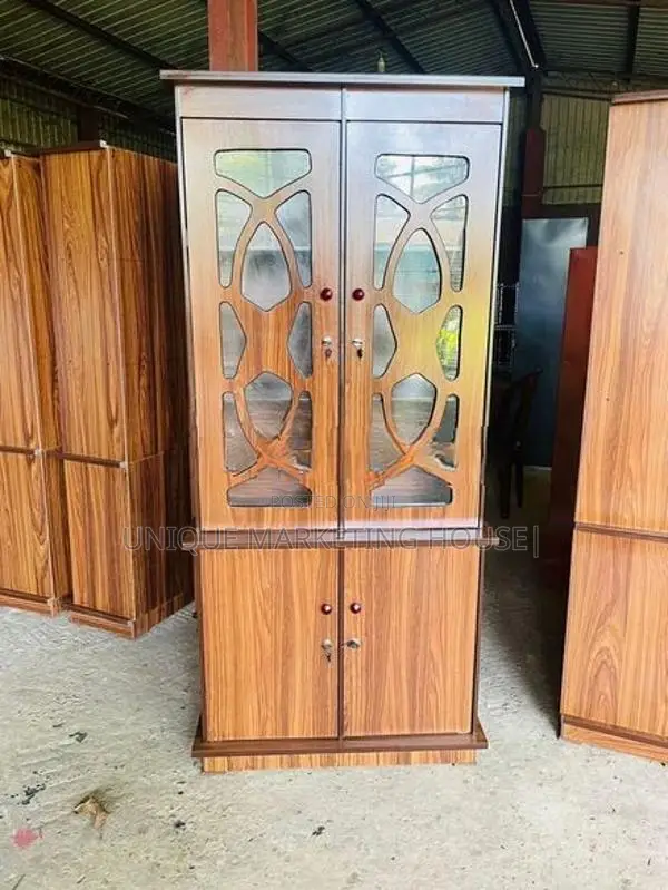 Modern Melamine 2 D Display Cupboards