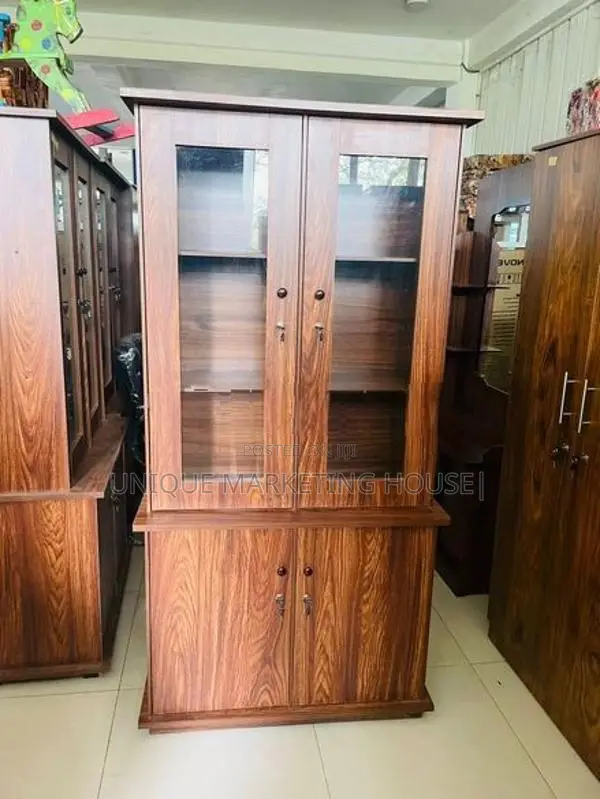 Modern Melamine 2 D Display Cupboards