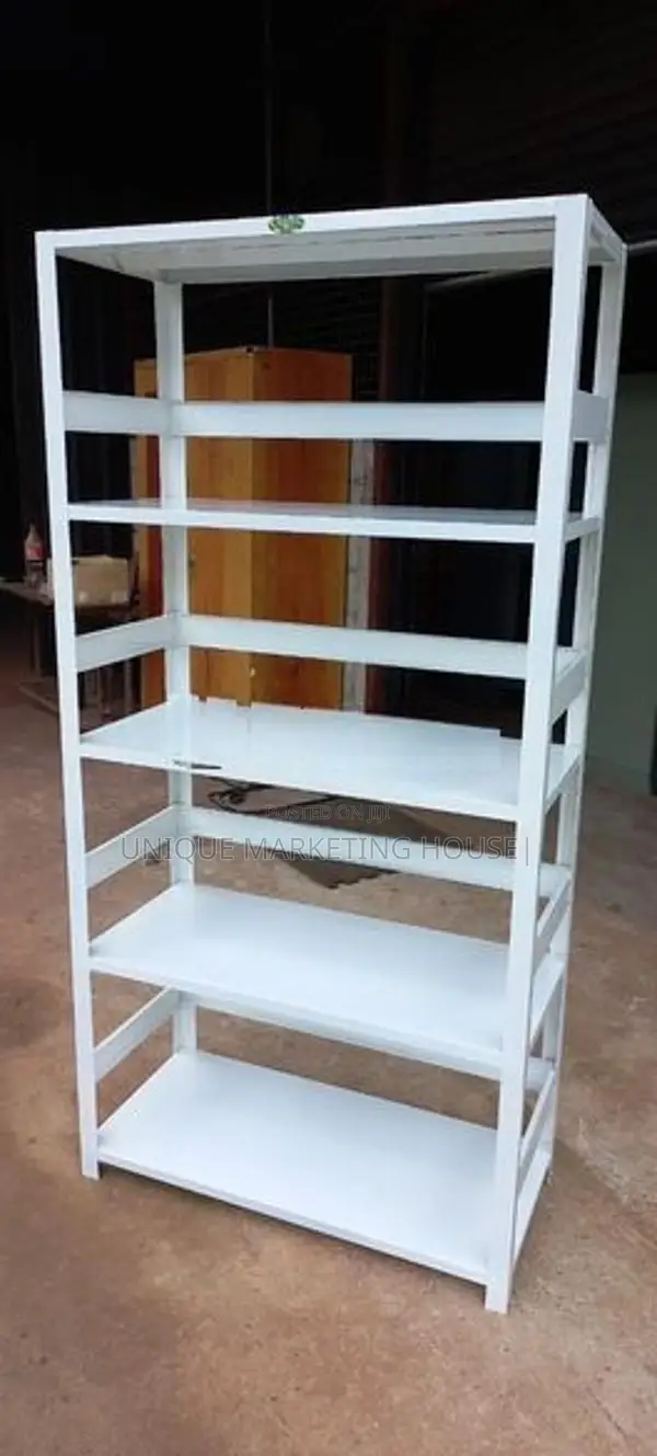New 6x3 Classic Steel White Open Racks