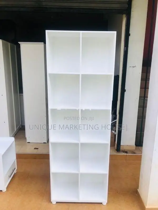 Modern 6x2 White 10pcs Box Racks