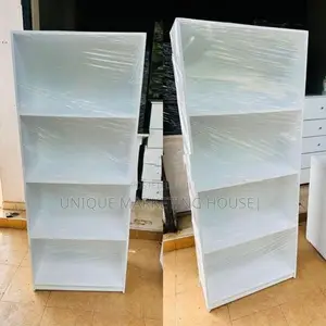Modern White Olive 5x2 Book Rack