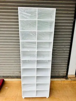 Modern 20Pcs White Smart Rack