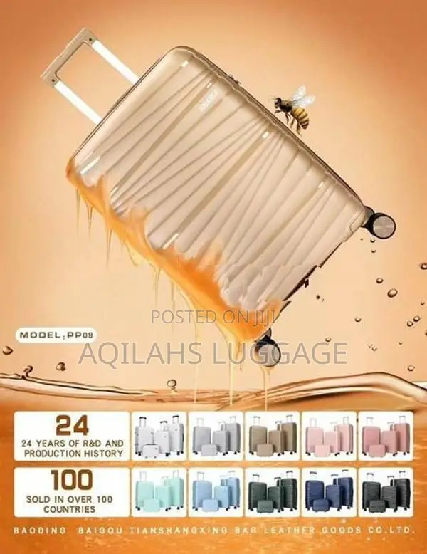 Pp Luggage Trolley Bags Sets