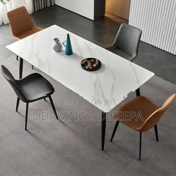 Granite Dining Table with Chairs