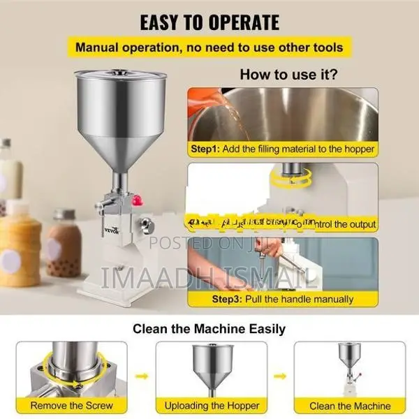 5ML-50ML LIQUID/PASTE FILLING MACHINE