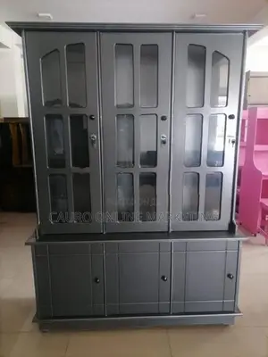 New Mdf Cabinet 3 Door Black Colour