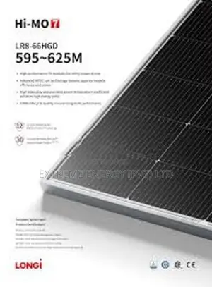 LONGi LR7-72HGD-615wp Solar Panel
