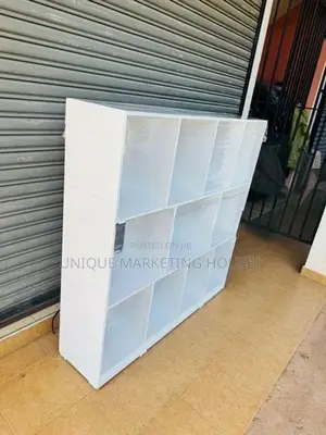 Modern 4x4 White Open Rack