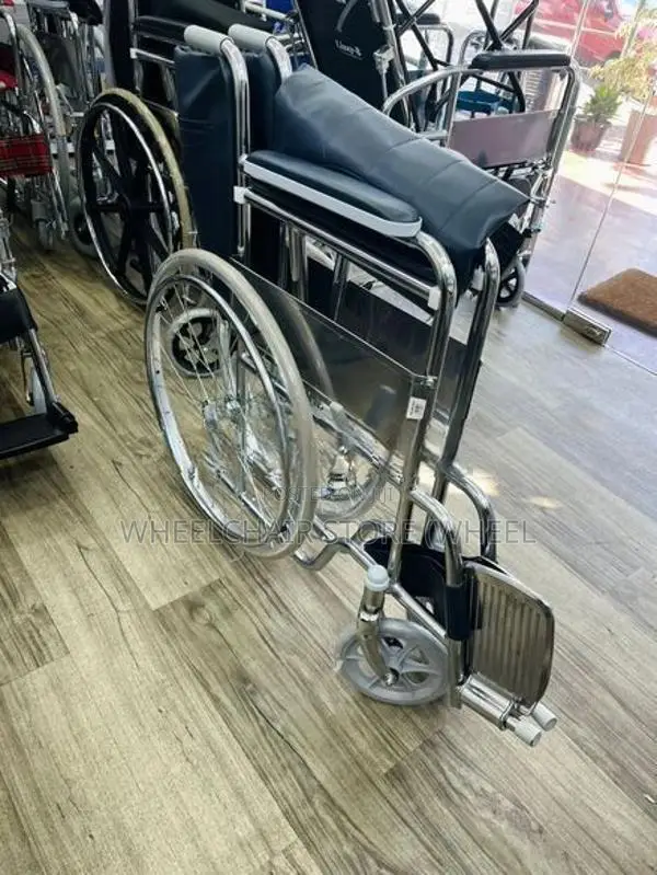 Wheelchair Crome Plated Steel Frame