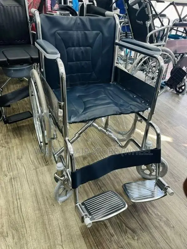 Wheelchair Crome Plated Steel Frame
