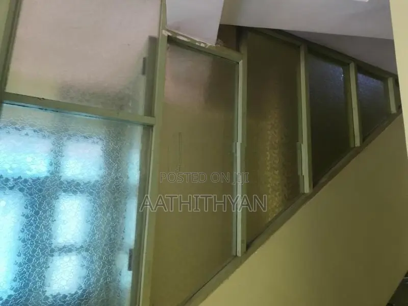 Wood Glass Partition with Door