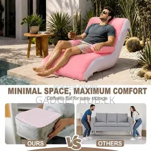 Inflatable Chaise Lounge Sofa