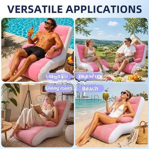 Inflatable Chaise Lounge Sofa