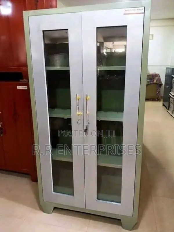 New 6*3 Ft Glass Door Steel Office Cupboard