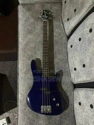 4 String Bass Guitar with Amplifier