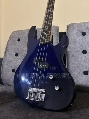 4 String Bass Guitar with Amplifier