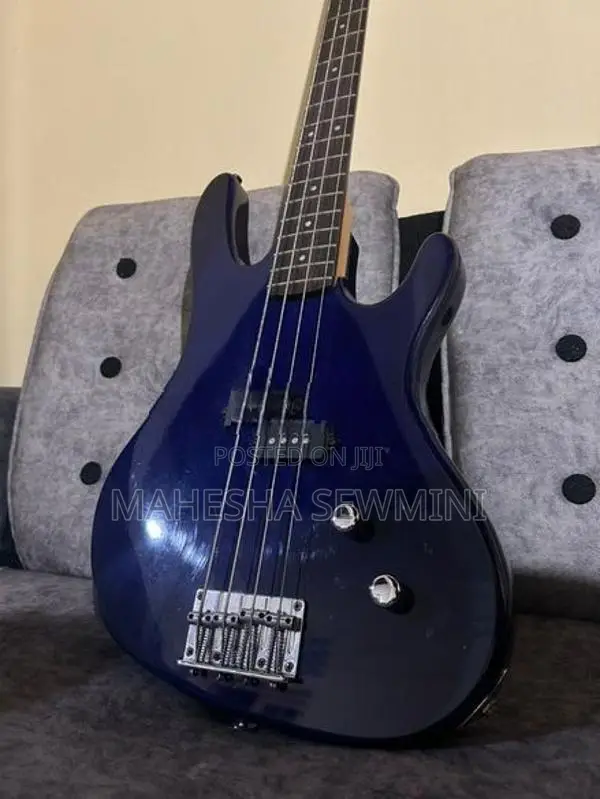 4 String Bass Guitar with Amplifier