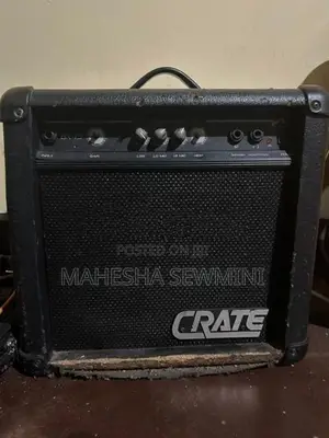 4 String Bass Guitar with Amplifier
